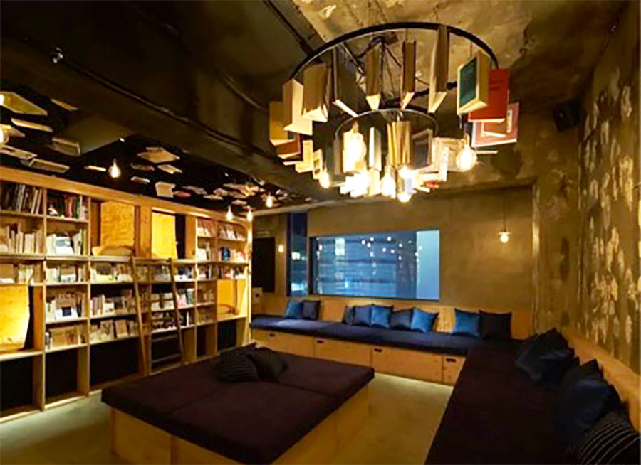 Check out the chandelier!